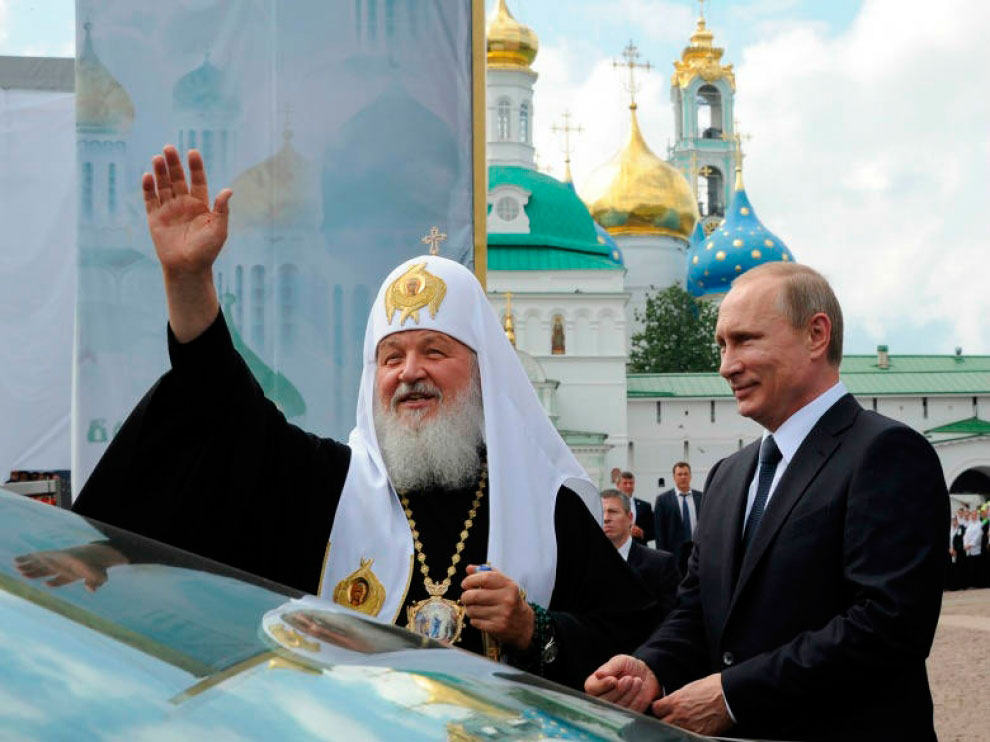 Патріарх Кирил і Владімір Путін. Фото: Сайт президента РФ.