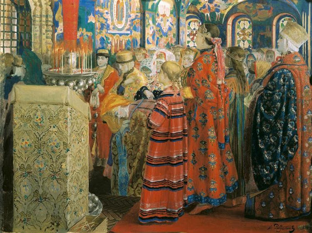 russian women in church